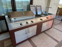 شومینه باربیکیو استیل