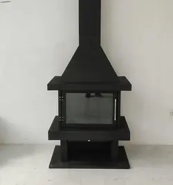 شومینه معلق هیزمی