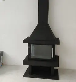 شومینه معلق هیزمی