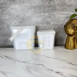 سطل سبددار مربع کوچک