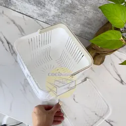 سطل سبددارمربع بزرگ