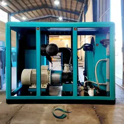 کمپرسور اسکرو 90 کیلو وات-125 اسب – 1600لیتری و 13500 لیتری (16 و 13/5مترمکعب)روتورکمپ آلمان A125