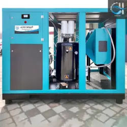 کمپرسور اسکرو 75 کیلووات -12500 لیتری – روتورکمپ آلمان- A100i- همراه با اینورتر