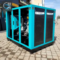 کمپرسور اسکرو 75 کیلووات -12500 لیتری – روتورکمپ آلمان- A100i- همراه با اینورتر