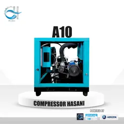 کمپرسور اسکرو 7.5 کیلو وات – 1100 لیتری روتورکمپ آلمان- A10 – بدون اینورتر