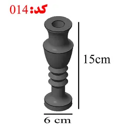 قالب سیلیکون جای شمع طرح وارمر 014