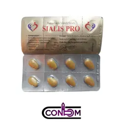قرص دوکاره تاخیری و حجم دهنده سیالیس پرو طلایی  GOLD SIALIS PRO