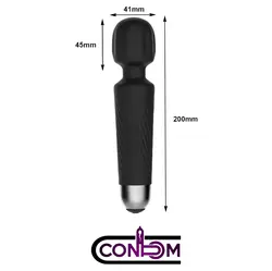 ماساژور 20 حالته با قابلیت تنظیم قدرت ویبره مدل کرلسوند cordless wand
