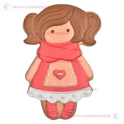 کوکی دختر لباس صورتی