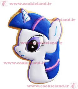 کوکی صورت پونی بنفش