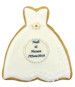 کوکی لباس عروس مدل 1