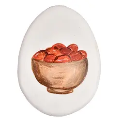 کوکی سنجد هفت سین روی تخم مرغ