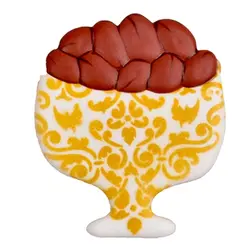 کوکی ظرف سنجد پایه دار هفت سین مدل 1