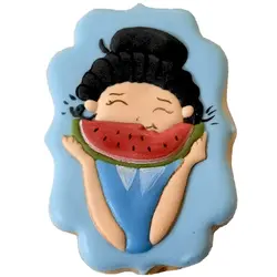 کوکی دختر یلدایی روی قاب مدل 1