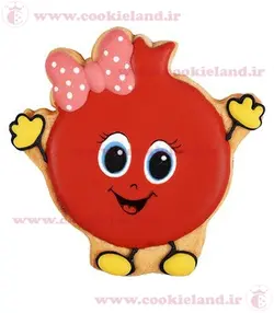 کوکی انار پاپیون دار یلدا