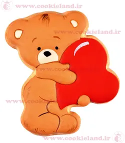کوکی خرس قلب بدست مدل 2