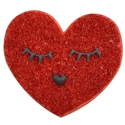 کوکی قلب چشم بسته