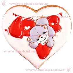 کوکی خرس لاو ولنتاین مدل 3