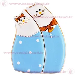 کوکی گربه های ولنتاین عاشق