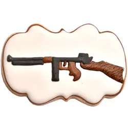 کوکی تفنگ روی قاب