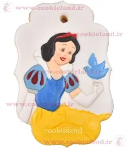 کوکی سفید برفی روی قاب