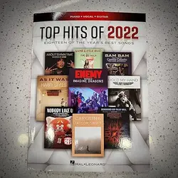 خرید کتاب Top Hits of 2022 – Eighteen of the Year’s Best Songs Arranged for Piano/Vocal/Guitar (Top Hits of Piano Vocal Guitar)