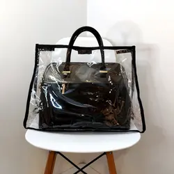 کاور کیف طلق شفاف عمده قابل شستشوی چسبک دار - فروشگاه آنلاین کاور شاپ