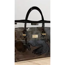کاور کیف طلق شفاف عمده قابل شستشوی چسبک دار - فروشگاه آنلاین کاور شاپ