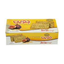 بیسکویت آرد جو و انجیر با تزئین کنجد و شوید جوین گرجي (500 گرم)