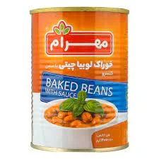 کنسرو لوبيا چیتی در سس مهرام (400 گرم)