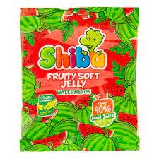 پاستیل حاوی 40% آبمیوه هندوانه شیبا (90 گرم)