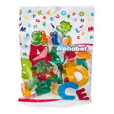 پاستیل میوه اي حروف الفبا شیبا (180 گرم)