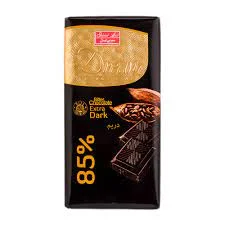شکلات تخته ای تلخ 85% دریم شیرین عسل (100 گرم)