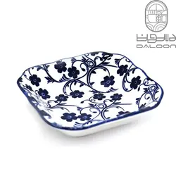 خرما خوری مربع دنی هوم طرح گل آبی