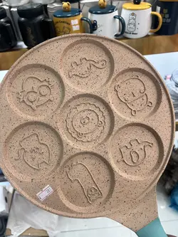 ماهیتابه گرانیتی پنکیک طرحدار بزرگ