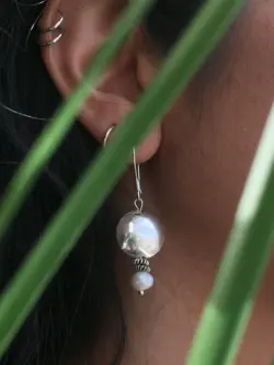 گوشواره دُر و عدس