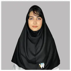 مقنعه نقاشی شده با رنگ های مخصوص