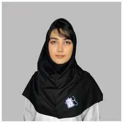 مقنعه نقاشی شده با رنگ های مخصوص