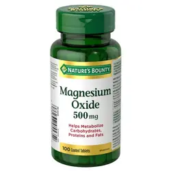 قرص منیزیم اکسید 500mg نیچرز بونتی (100 عددی)