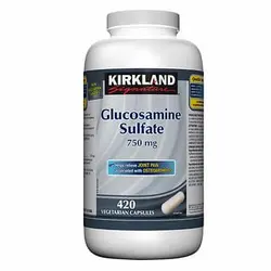 قرص تقویتی مفاصل گلوکوزامین سولفات کرکلند 750mg (420 عددی)