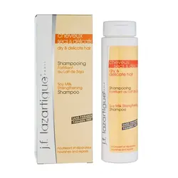 شامپو تقویت کننده شیر سویا جی اف لازارتیگ
                                        j.f.lazartigue Soy Milk Strengthening Shampoo