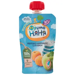 پوره ساندیسی زردآلو سیب سبز و شیر+۶ ماه فروتونیا