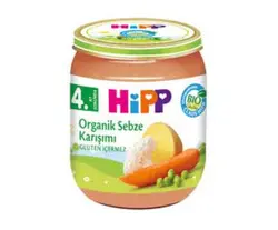 غذای کودک هیپ هویج و نخود فرنگی سیب زمینی همراه کلم hipp