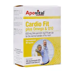 کپسول کار دیوفیت پلاس امگا و کیوتن آپوویتال 30 عدد