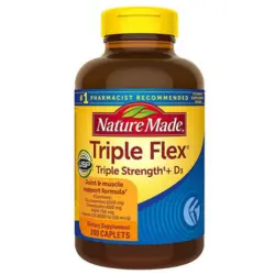 قرص تقویتی مفاصل TripleFlex گلوکوزامین کندرویتین همراه MSM نیچرمید NatureMade (200 عددی)