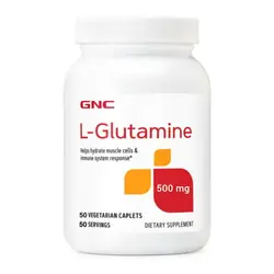 قرص گلوتامین GNC L-Glutamine 500mg (50 عددی)