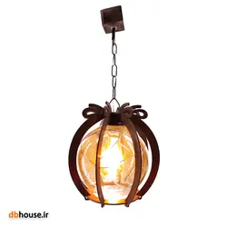 لوستر کلاسیک تک شعله چوب ام دی اف طرح فرشته