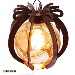 لوستر کلاسیک تک شعله چوب ام دی اف طرح فرشته