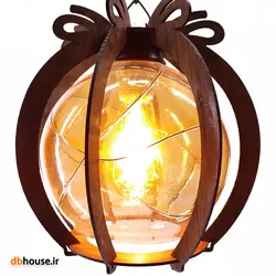 لوستر کلاسیک تک شعله چوب ام دی اف طرح فرشته