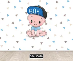 پوستر نوزاد کلاه دار